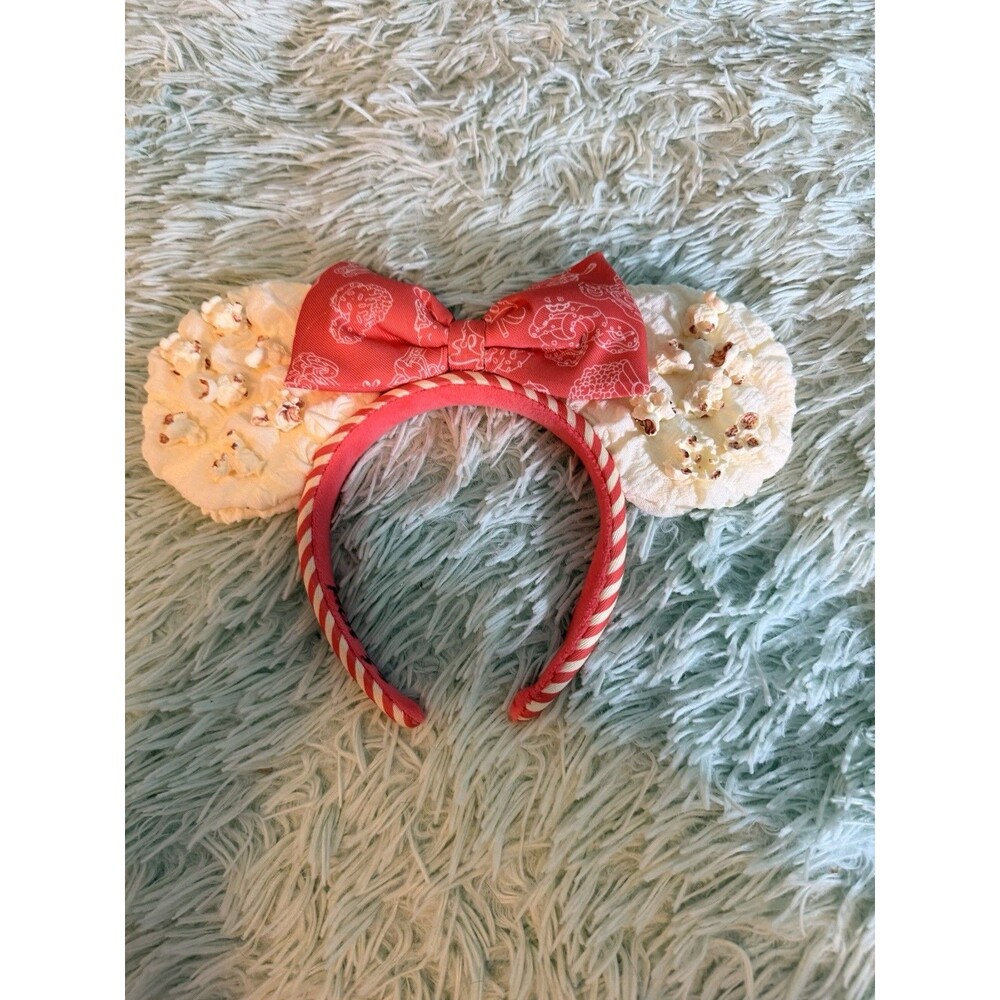 2025 Disney Parks Popcorn  Minnie Mouse Ears Headband Movies Mickey Mouse